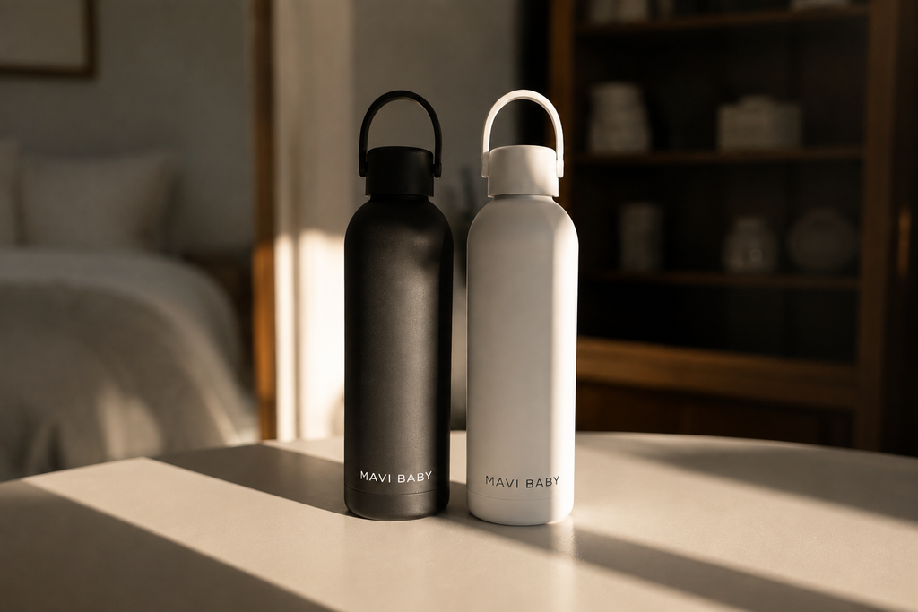 Mavi Baby Bottles side by side